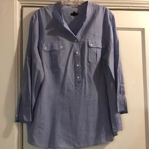 Blue Cotton Shirt